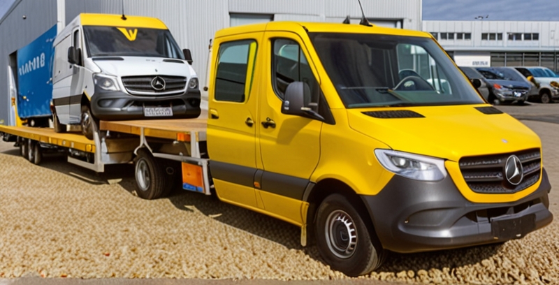 Mercedes-Sprinter перевезёт дом и автомобиль